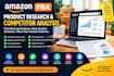 do amazon fba product research and competitor analysis