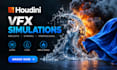 do houdini vfx simulations cloth, fluid, fire and particles