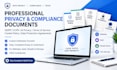 design professional cookie policy, ccpa, and gdpr compliance documents