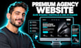 design a premium portfolio or agency website in framer
