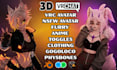 create edit, rig, an optimize your custom anime vrchat avatar