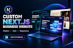 build a custom nextjs website with react and nodejs