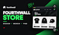 do fourthwall website design fourth wall store setup merch t shirt pod products