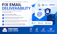 setup google workspace cold email deliverability
