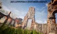 create authentic psx ps1 ps2 n64 style lowpoly 3d models and environment assets