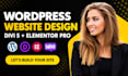 build wordpress website using divi theme, divi 5, and divi builder