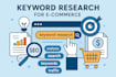 research SEO keywords for your ecommerce products