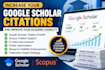 increase google scholar citations, scopus citations and h index