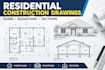 create residential construction drawings for your house project