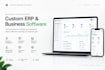 custom erp software and business management systems