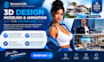 do and create viral 3d second life and do 3d design and model and  animation