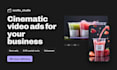 create a cinematic commercial video ad with your product