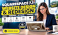 design squarespace website, redesign, SEO and development