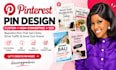 design custom, high converting pinterest pins with SEO