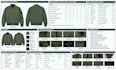 create varsity or bomber jacket tech pack for manufacturer
