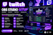 setup obs studio for scenes alerts with twitch and overlays