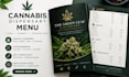 design a professional cannabis dispensary menu