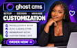 build a professional ghost cms website, blog, and newsletter setup