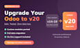upgrade your odoo to version 20 with custom modules