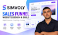 build a simvoly sales funnel and coaching website