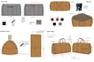 design professional handbag backpack tech packs and bag, wallet, sewing patterns
