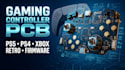 design ps5 ps4 xbox controller pcb, retro console and embedded firmware