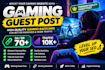 grow your gaming website with quality gaming backlinks