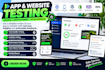 do app testing mobile app testing manual website usability QA testing app review
