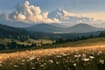draw illustrate beautiful flat landscape illustration art
