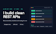 build a clean rest API with dotnet, entity framework and sql