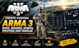 create custom arma 3 mods, missions, scripts, weapons and vehicles