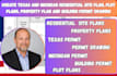 tx and mi residential site plans, plot plans, property plans and permit drawing