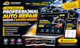design a professional auto repair website and booking website