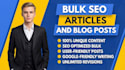 write bulk SEO articles and blog posts