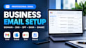 setup professional business email with domain and dns