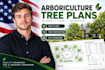 create arboriculture tree plans and landscape cad drawings