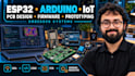 do arduino, esp32, stm32, raspberry pi, iot pcb programming hardware, firmware