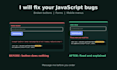 fix javascript bugs and broken buttons on your website