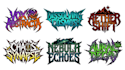design avant garde metal, experimental metal post metal logo