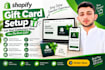 shopify gift card setup