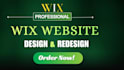 wix website redesign wix website development wix landing page wix website design