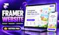 design or redesign a high converting framer website