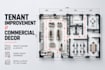 draft 2d commercial tenant improvement plans and retail layout drawings