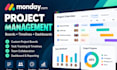 build monday com project management boards and dashboards