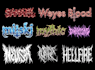 create professional death metal and slam logo design