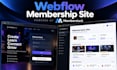 build a webflow membership site with memberstack