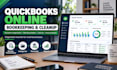 do quickbooks online bookkeeping, cleanup, and catch up