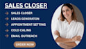 sales development representative sales closer salesperson appointment setting
