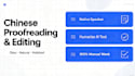 proofread, edit,and polish your chinese text
