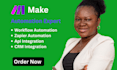 fix make com,make,made com, make com automation,make com,make com expert
